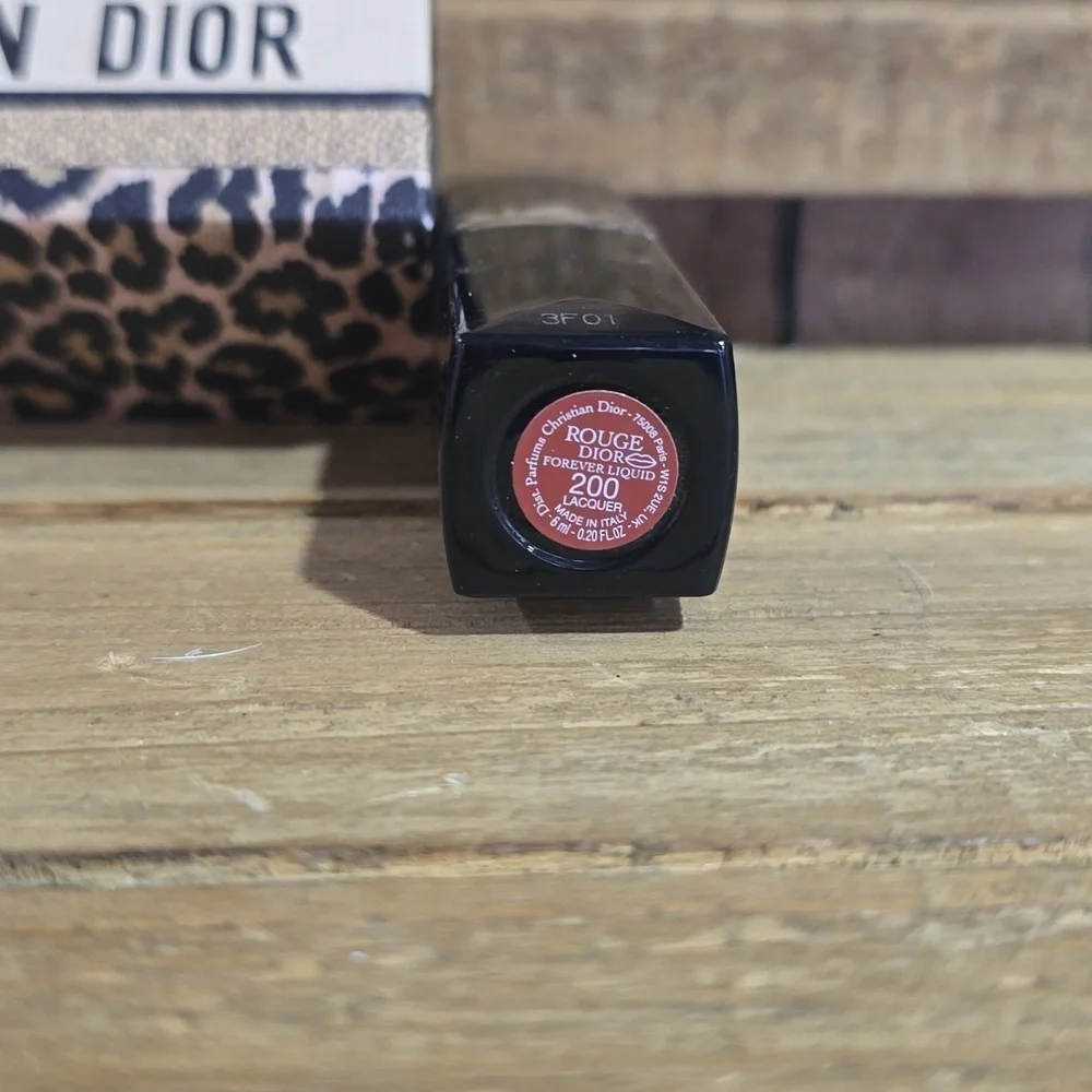Christian Dior Mitzah Leopard Print Lipstick Case Limited Edition With Lipstick